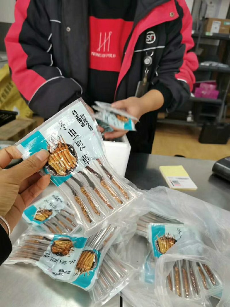 冬虫夏草，顺丰包邮真空包装,30起根包邮顺丰