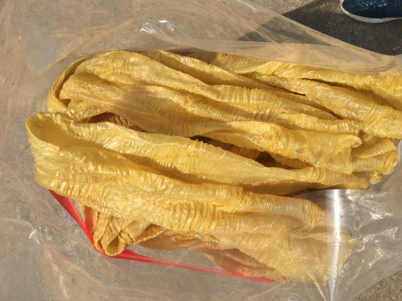 【豆皮】手工辣条专用大辣片半成品，豆制品干货素牛排豆腐皮