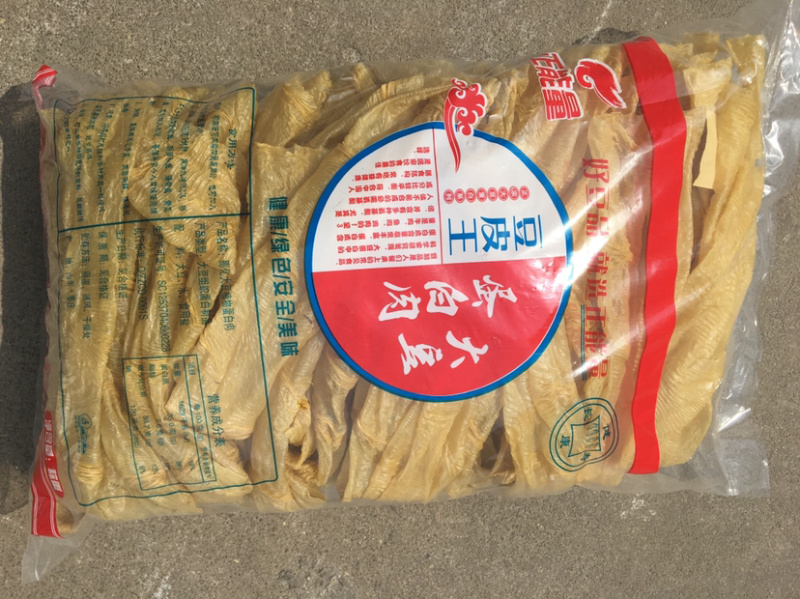【豆皮】手工辣条专用大辣片半成品，豆制品干货素牛排豆腐皮