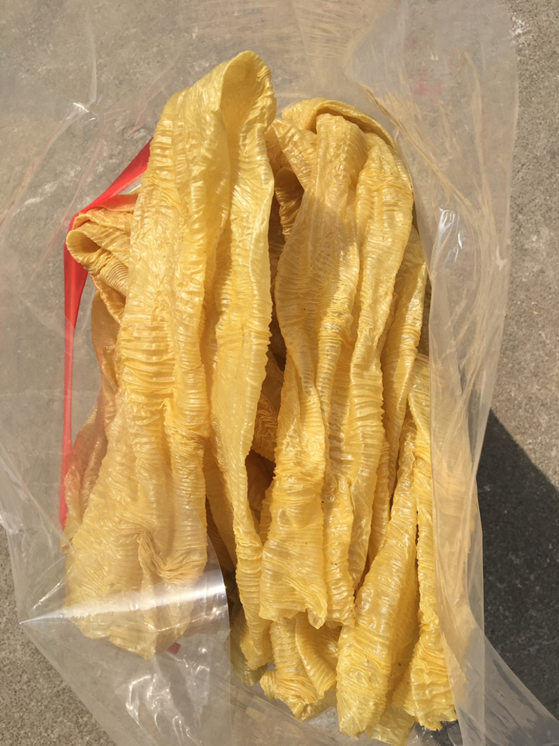 【豆皮】手工辣条专用大辣片半成品，豆制品干货素牛排豆腐皮