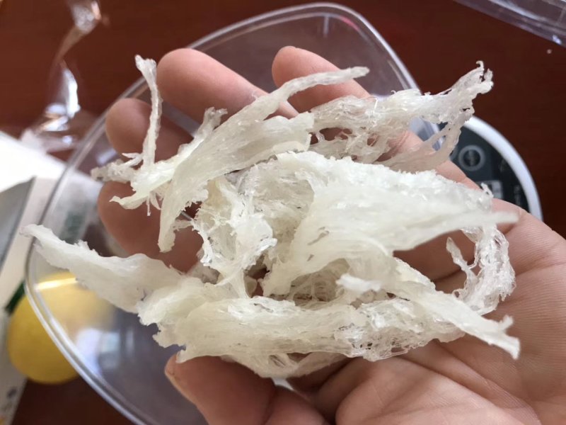 燕窝细条自然色泽免挑毛干度足