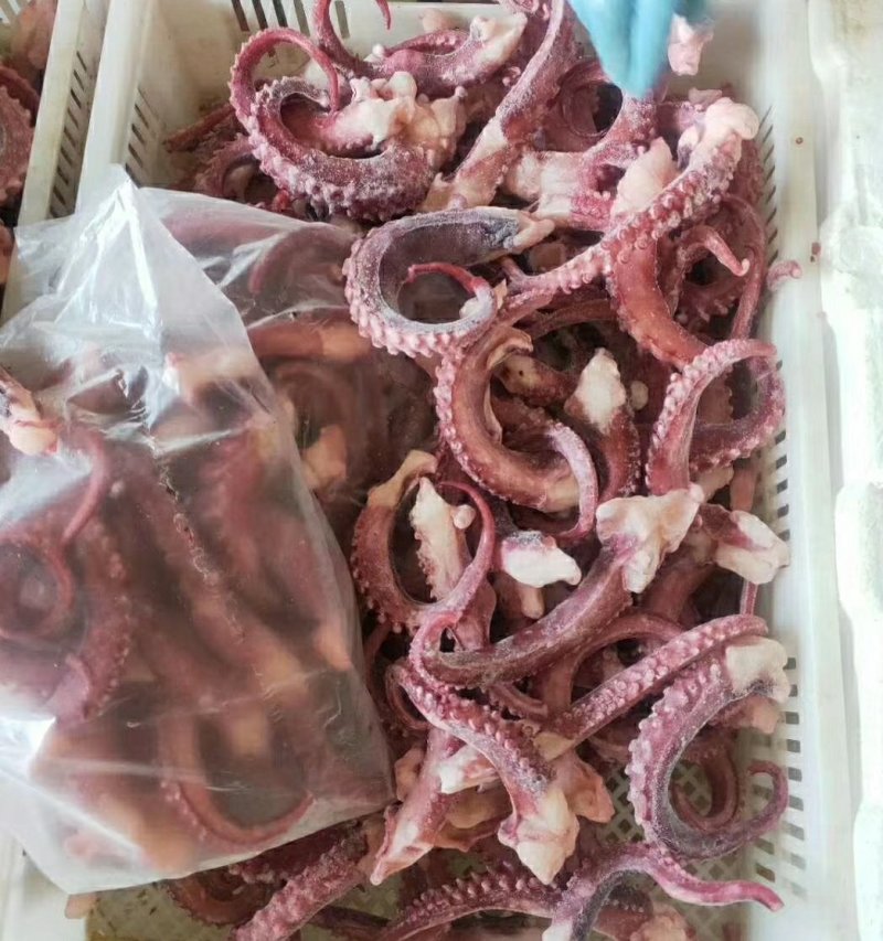 无冰衣无沙脆口章鱼足脆口鱿鱼须新鲜鱿鱼须小脆口须章鱼须