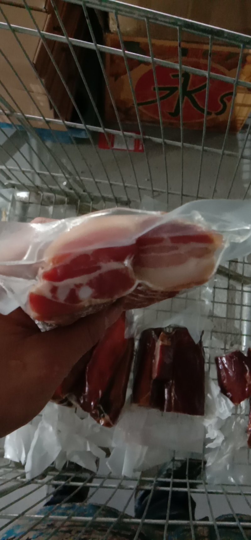 风干挑刺五花腊肉(后腿25.5/斤支持一件代发支持样品，