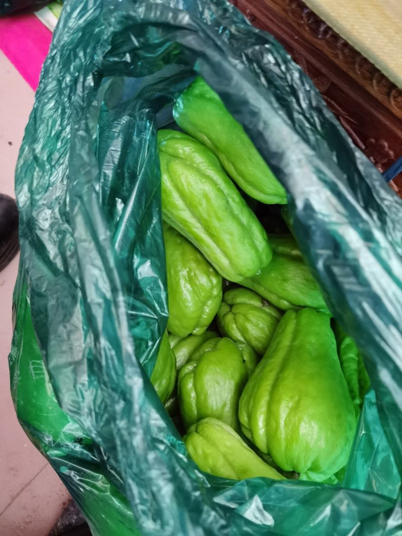 佛手瓜，，依着自己种自己销，我们有自己的合作社。