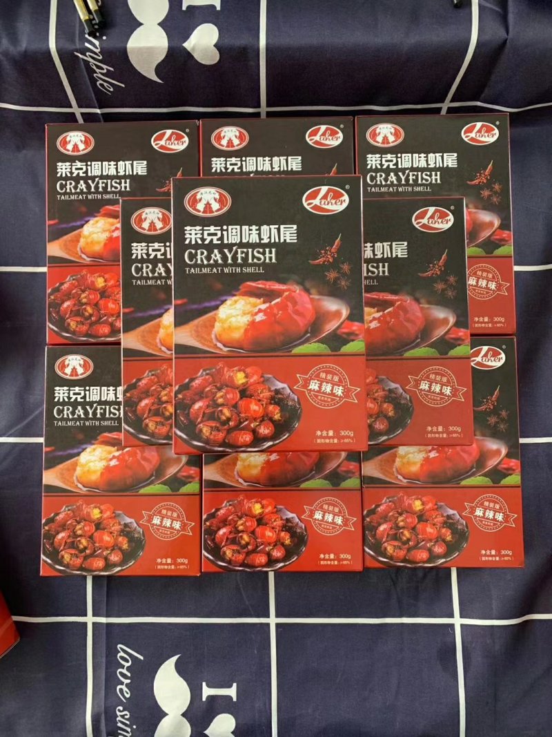潜江龙虾莱克麻辣小龙虾14斤宵夜网红熟食酒店户外大份量