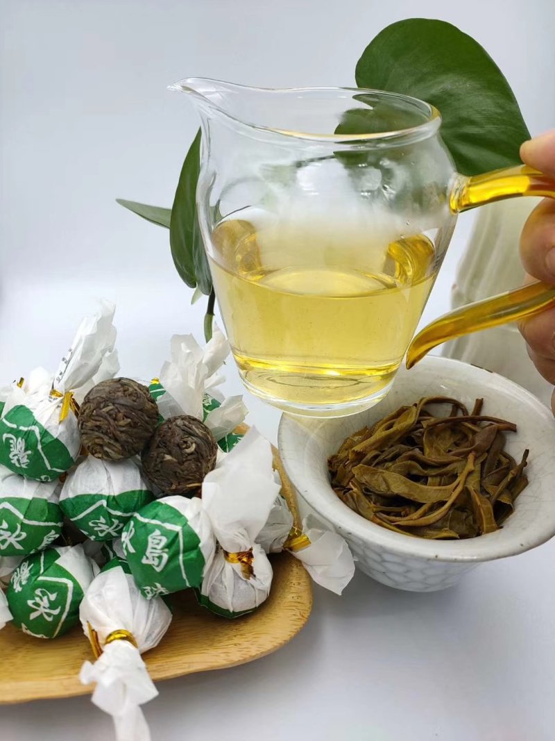 冰岛茶普洱生茶龙珠一次一个方便携带古树茶口感很好