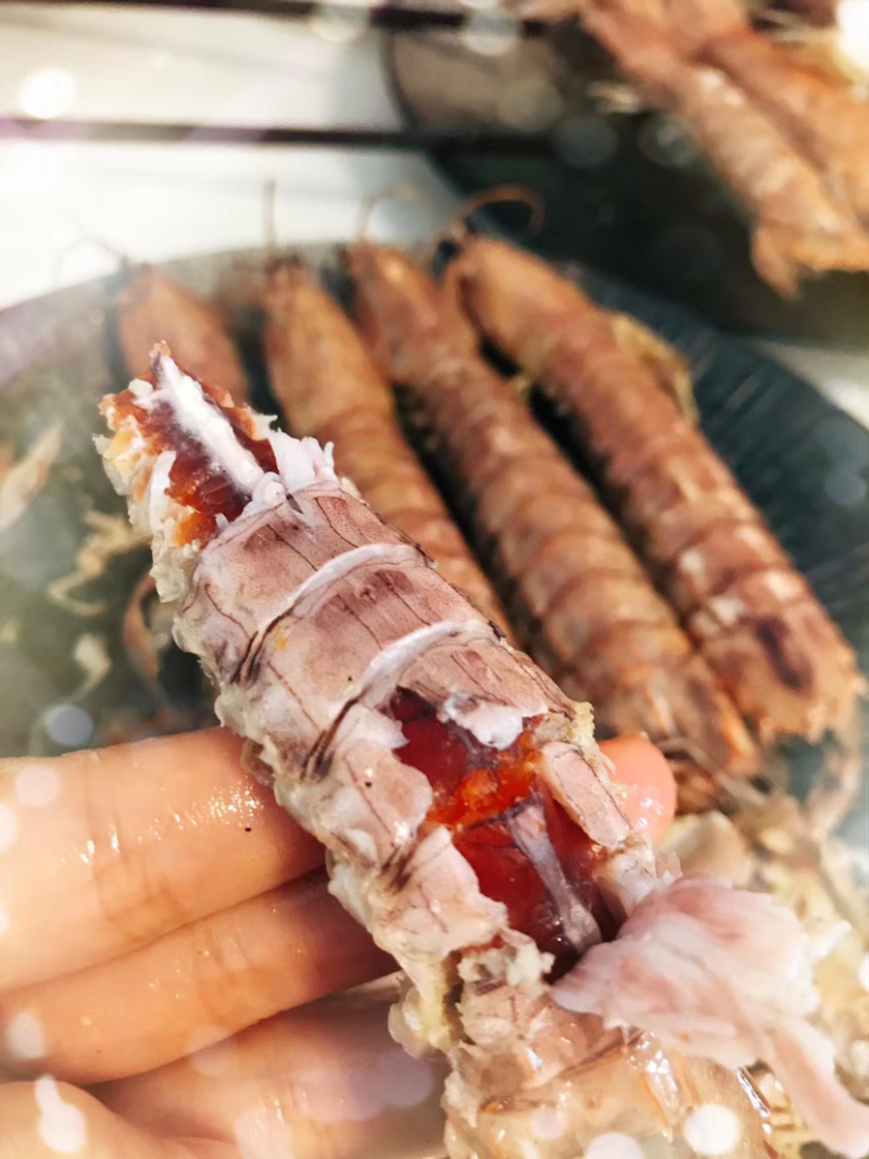 【精品】鲜活皮皮虾带膏虾婆虾姑濑尿虾保活可视频看货