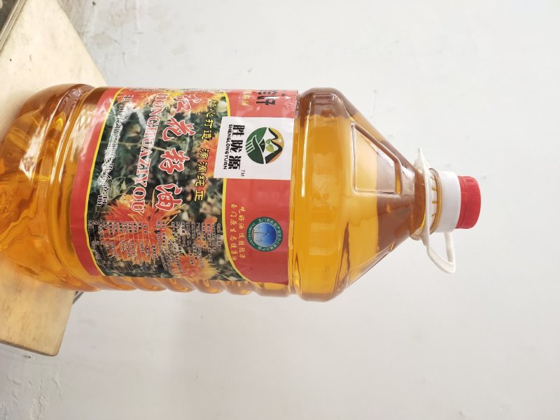 红花籽油玉门红花食用油红花油鲜榨食用油一桶10斤