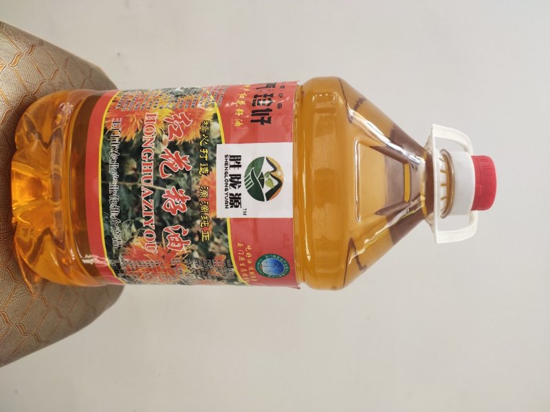 红花籽油玉门红花食用油红花油鲜榨食用油一桶10斤