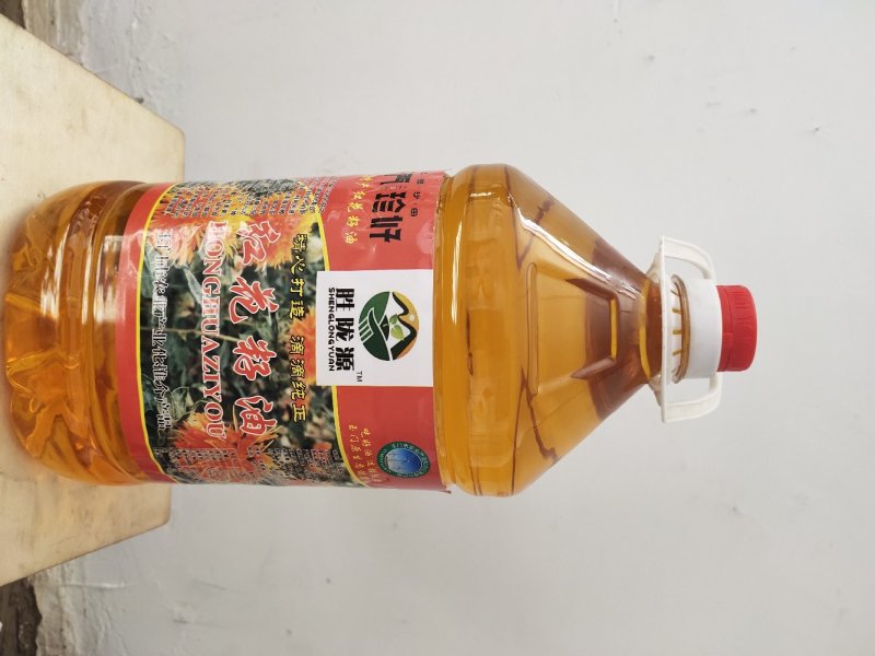 红花籽油玉门红花食用油红花油鲜榨食用油一桶10斤