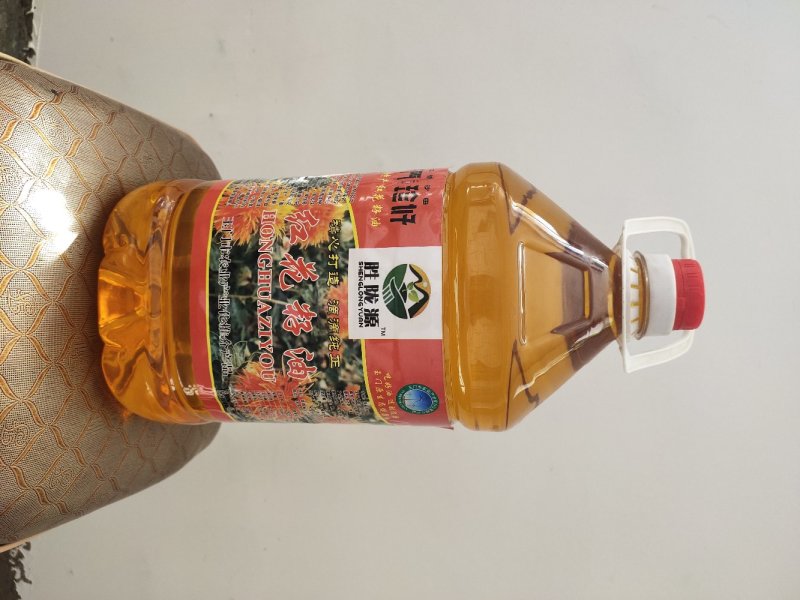 红花籽油玉门红花食用油红花油鲜榨食用油一桶10斤