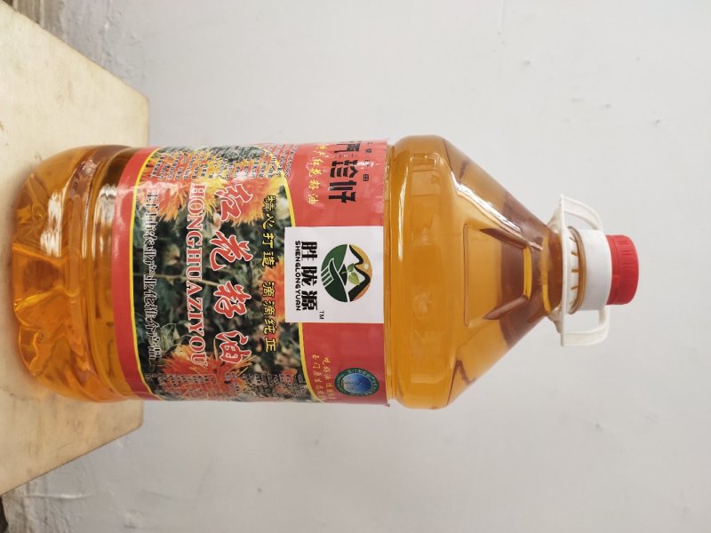 红花籽油玉门红花食用油红花油鲜榨食用油一桶10斤