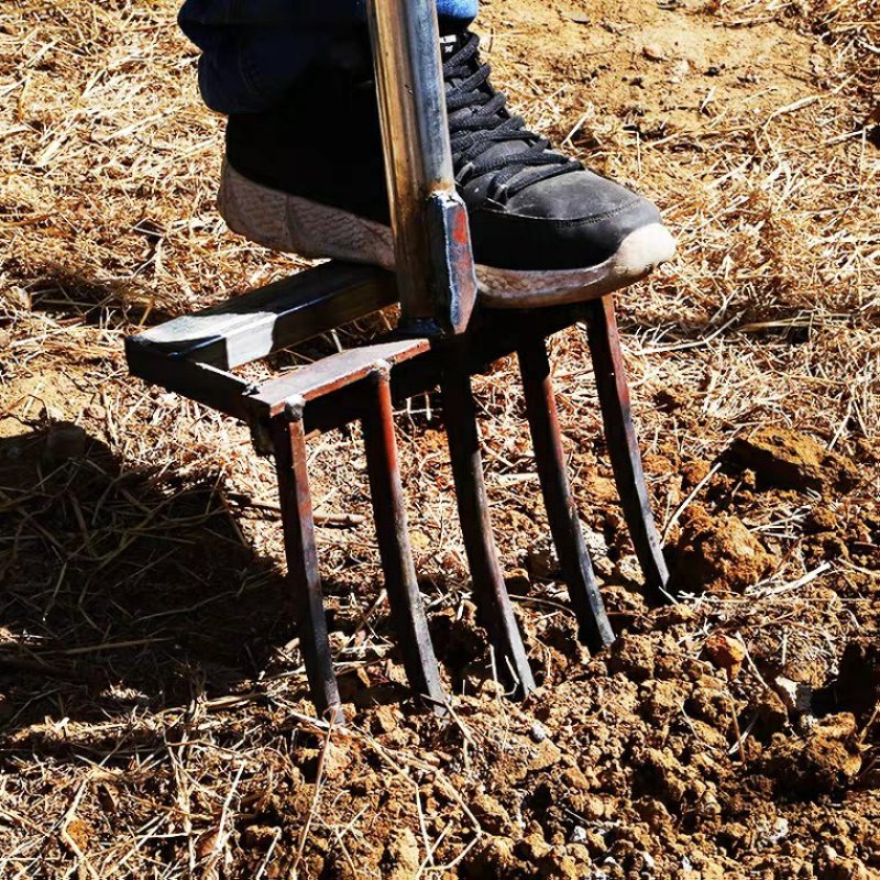 翻土松土神器农用开荒家用工具深翻器锰钢挖土