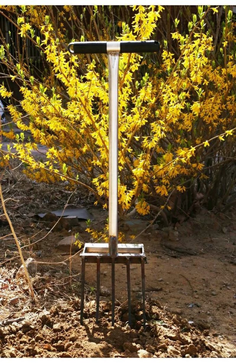 翻土松土神器农用开荒家用工具深翻器锰钢挖土草莓