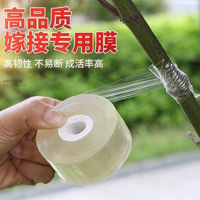嫁接膜高品质嫁接膜自粘式园艺果树嫁接专用膜缠绕膜接树嫁接