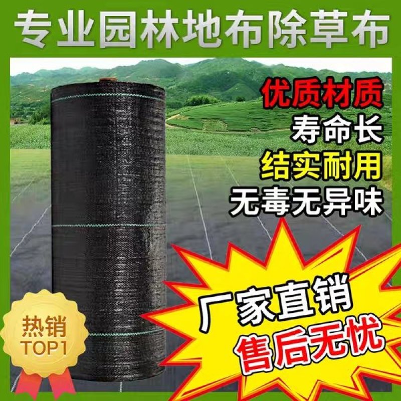 防草布除草布耐用盖草布农用果园果树园艺大棚遮光透气地布防
