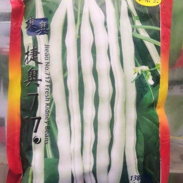 捷奥717白不老架芸豆豆角种子