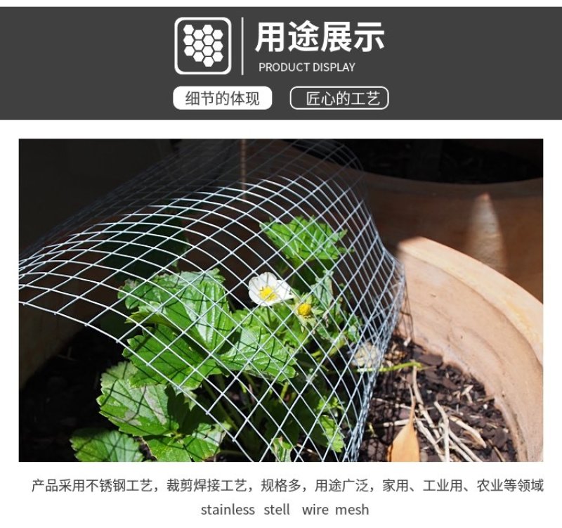 不锈钢电焊网304不锈钢网养殖网鸡鸭防护不锈钢网阳台防护