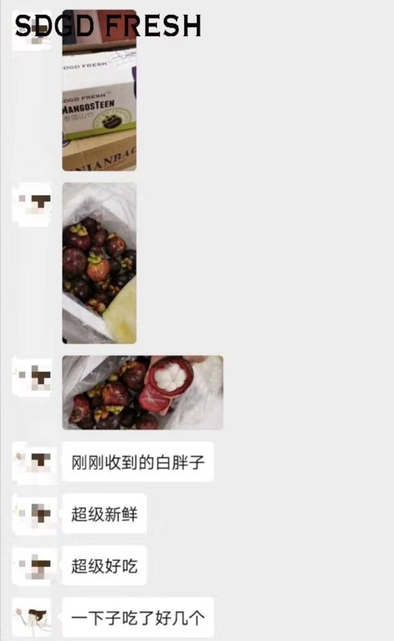 泰国山竹独家空运全国高品质树上熟