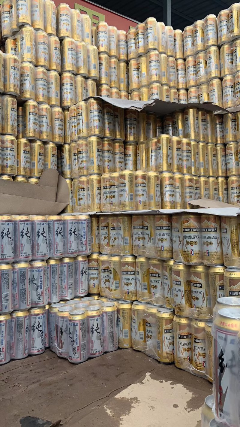 夏季热销啤酒纯生风味小麦王啤酒跑地摊500ml*9