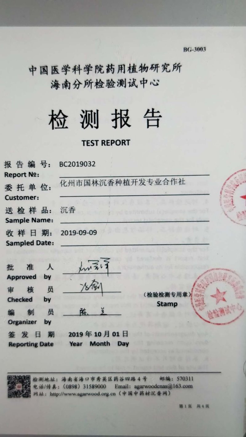 沉香切片，广泛应用药学