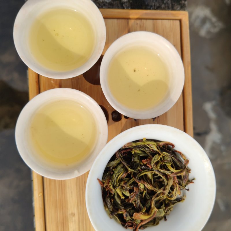 凤凰单枞茶大乌叶（二春）粗捡小休火
