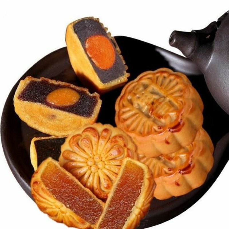 广式月饼迷你小月饼蛋黄月饼五仁月饼红豆沙水果