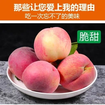 陕西特产关中水蜜桃/一件代发/毛桃/郑二郑三/红不软