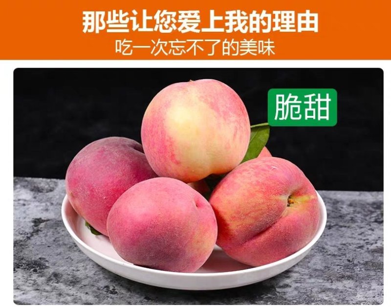 陕西特产关中水蜜桃/一件代发/毛桃/郑二郑三/红不软