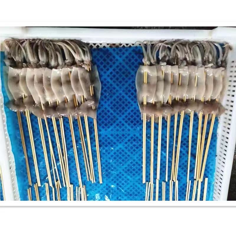 50g*100串鱿鱼板串冷冻鱿鱼片铁板鱿鱼烧烤小串包邮