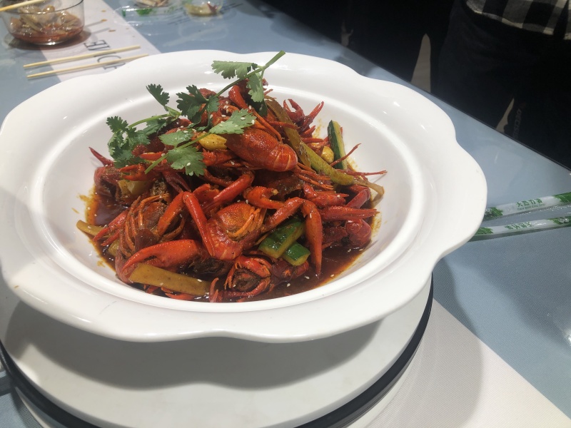小龙虾酱料，四种口味。出餐快