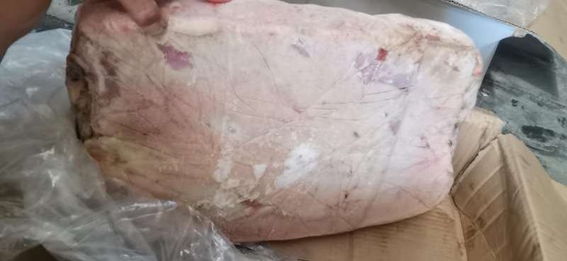 肥猪的去皮五花肉，质量保证