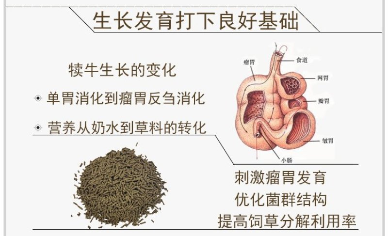 成都英美尔小犊牛精料牛料颗粒料开口饲料小牛饲料精不料犊牛