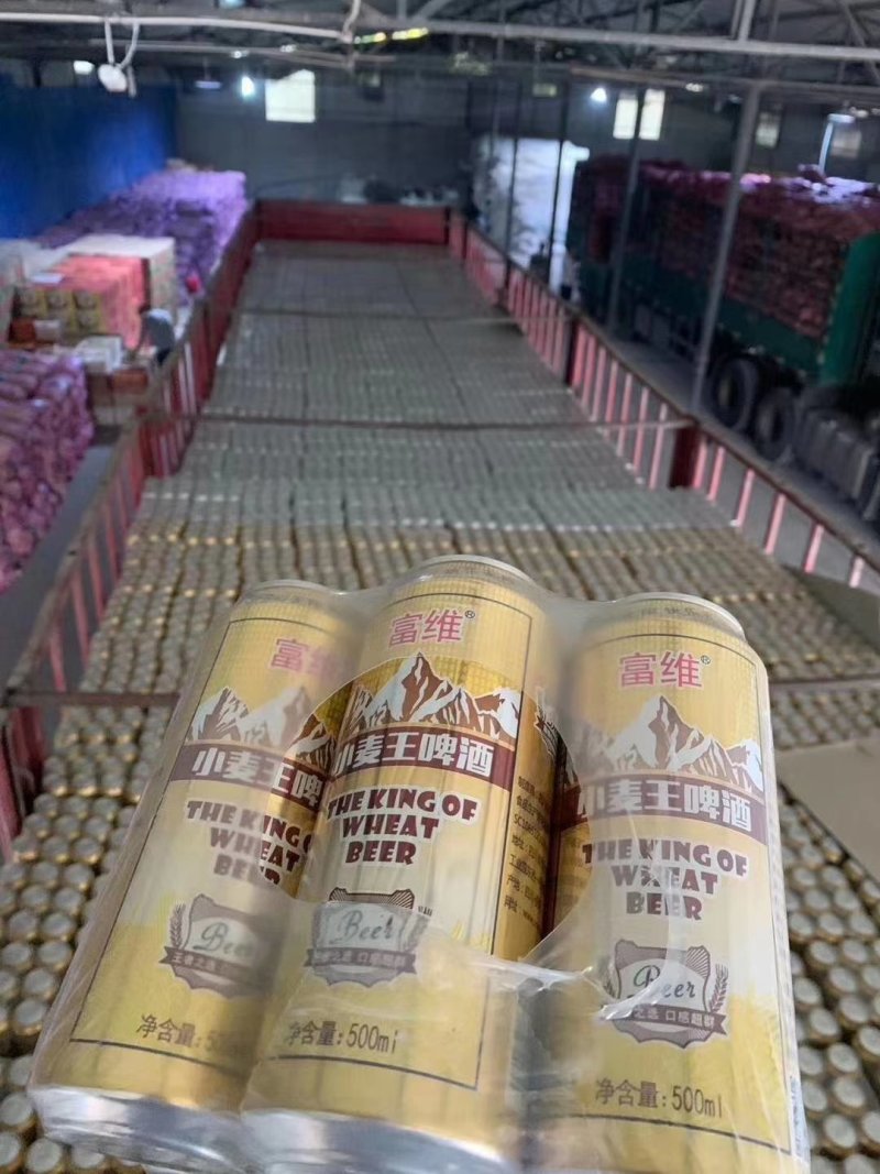 小麦王啤酒纯生啤酒可视频看货上门提货