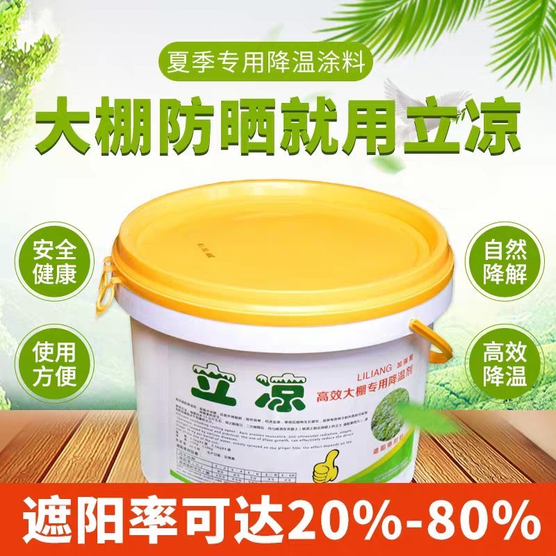 大棚降温剂立凉温室蔬菜防晒剂大棚降温遮阳涂料