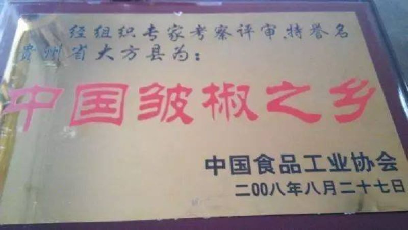 中国皱椒之乡——大方皱椒