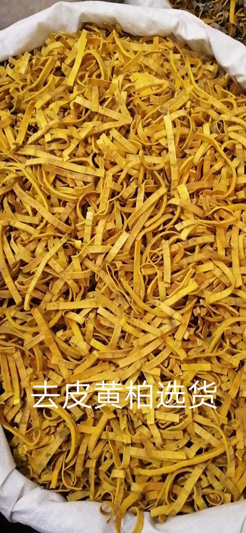 黄柏黄柏丝去皮黄柏丝双面黄无硫熏中药材