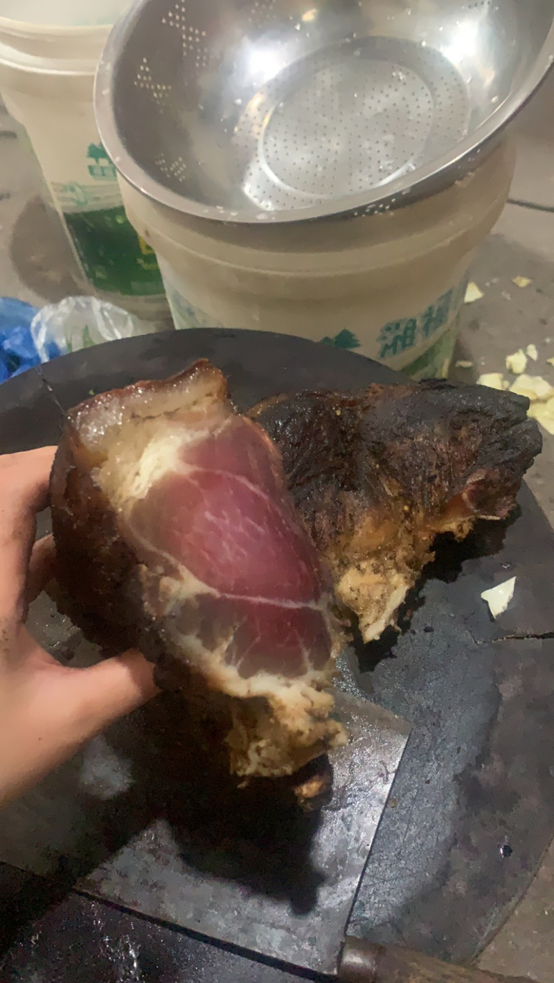 湘西桐花寨自养跑山猪农家腊肉