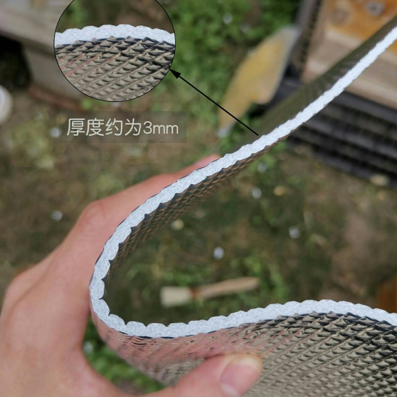 蜂箱盖双层铝箔反光膜泡沫隔热板防晒隔热防雨