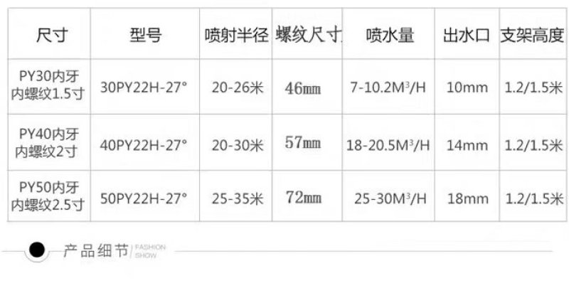 农业灌溉设备摇臂喷枪园林大型自动旋转摇臂喷灌喷设备