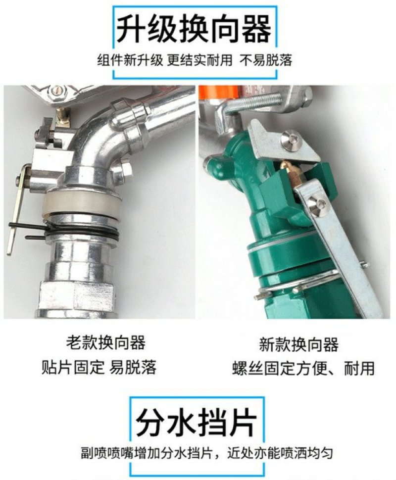 农业灌溉设备摇臂喷枪园林大型自动旋转摇臂喷灌喷设备