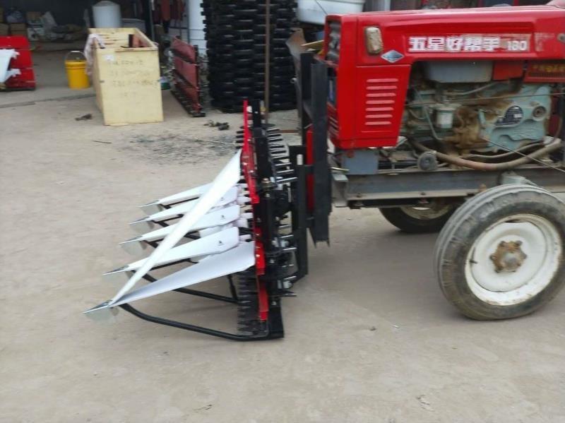 厂家割晒机四轮拖拉机配套前置割台后动力输出轴传皮带传芦苇