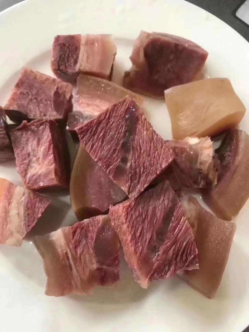 【清真】全熟牛头肉去骨原味牛头肉可切块可按客户订做