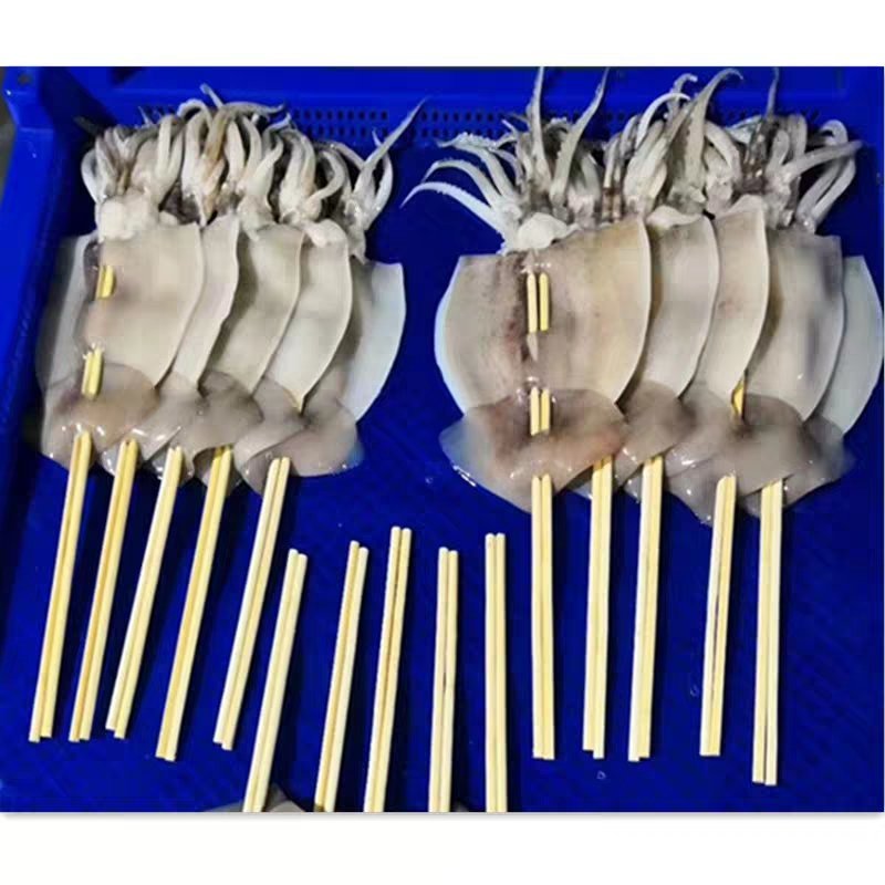 鱿鱼板串整条150g*50串阿根廷轰炸大鱿鱼包邮新鲜冷冻