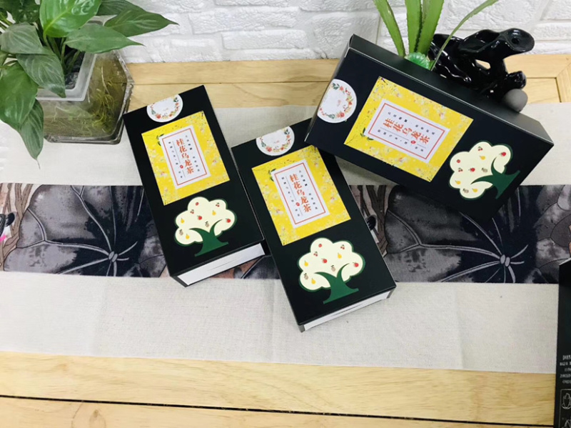 桂花乌龙茶，浓香型，一盒45克内装15小包