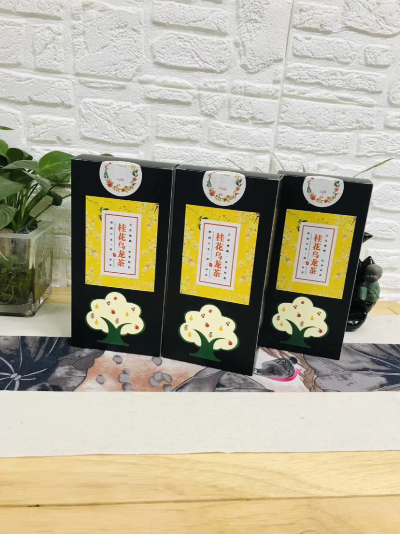 桂花乌龙茶，浓香型，一盒45克内装15小包