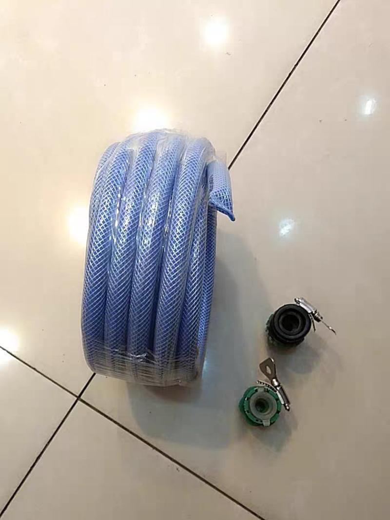 花园水管软管家用4英分塑料洗车海蓝水管蛇皮管PVC进水管