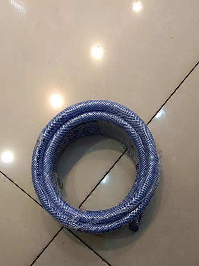 花园水管软管家用4英分塑料洗车海蓝水管蛇皮管PVC进水管