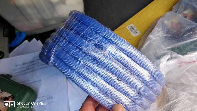 花园水管软管家用4英分塑料洗车海蓝水管蛇皮管PVC进水管