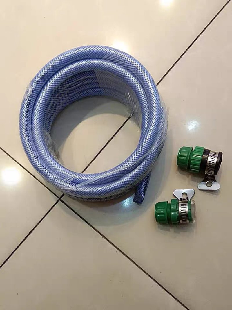 花园水管软管家用4英分塑料洗车海蓝水管蛇皮管PVC进水管